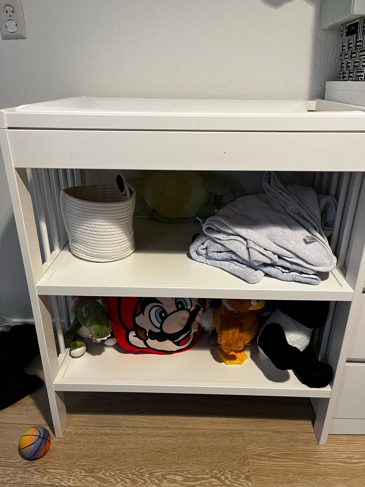 Witte commode met opbergruimte, Ophalen, Gebruikt, Commode