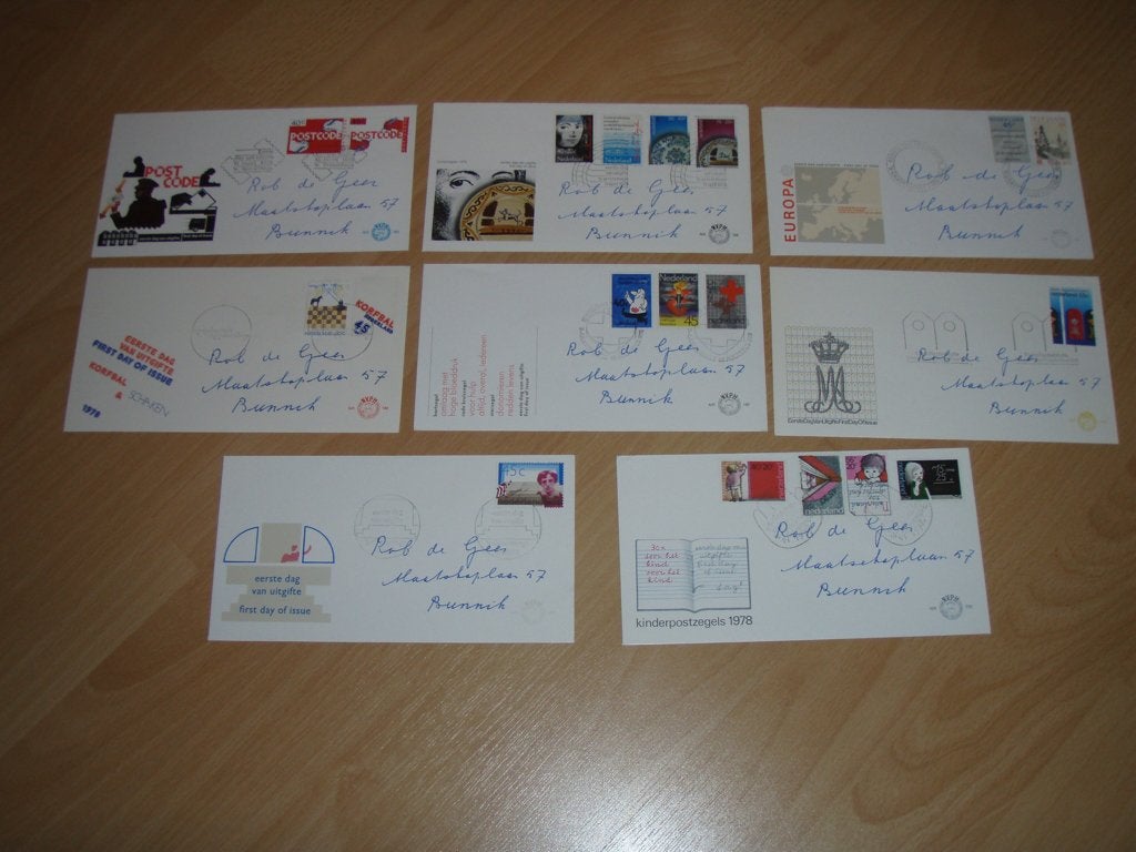 Te koop aangeboden jaargang eerstedagenveloppen 1978., Ophalen of Verzenden, Beschreven, Nederland