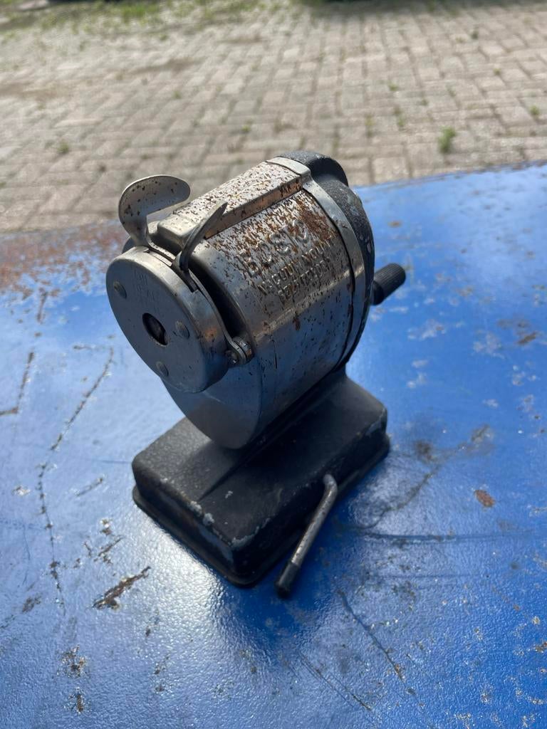 Vintage Boston puntenslijper, Vacuum Mount, roestig, Ophalen of Verzenden