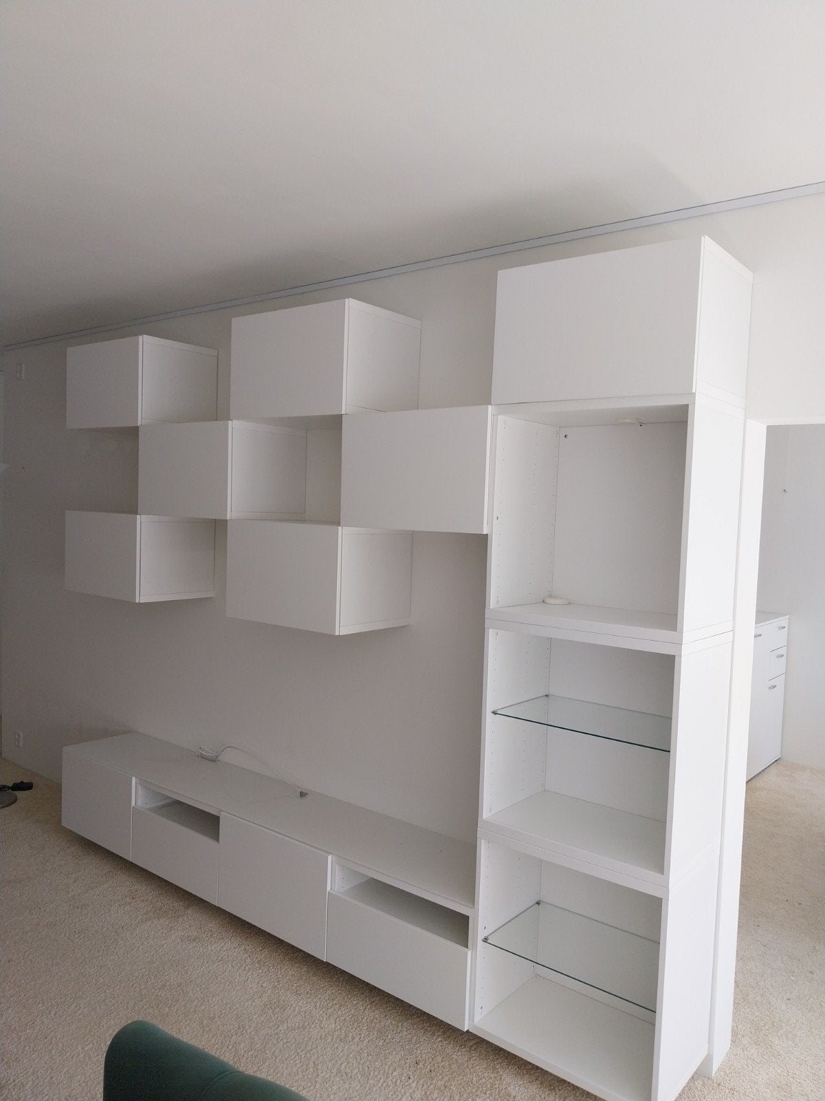 Besta wandsysteem ikea, Ophalen, Met deur(en), 200 cm of meer, 300 cm of meer