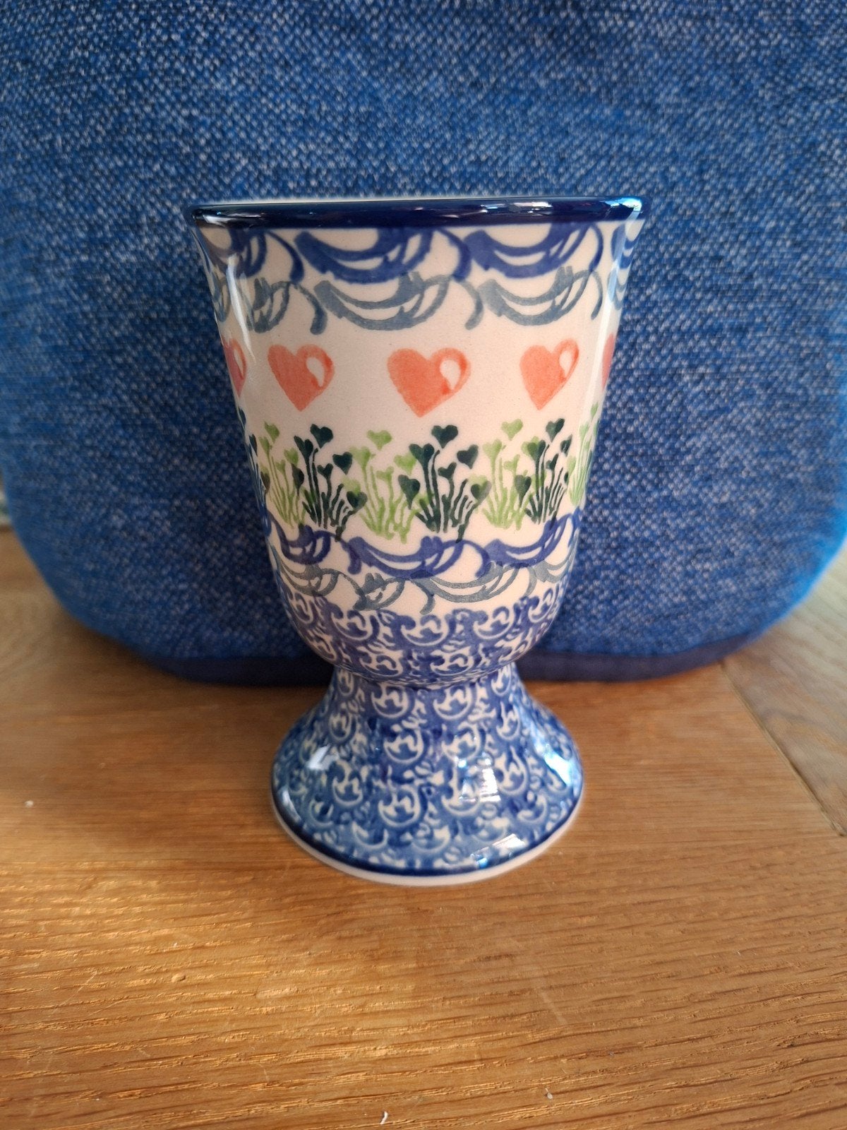 Bunzlau Beker op voet - 200ml, ., Keramiek, Nieuw, Ophalen of Verzenden