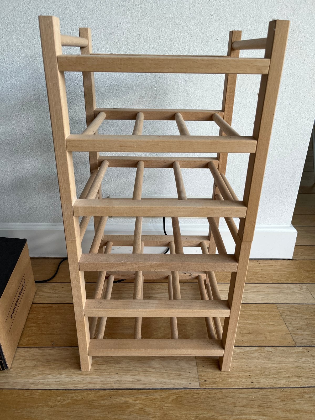 2 Wijnrekken Ikea - Modulair en Stapelbaar, Ophalen, 50 – 75, Gebruikt, 15 tot 25 flessen