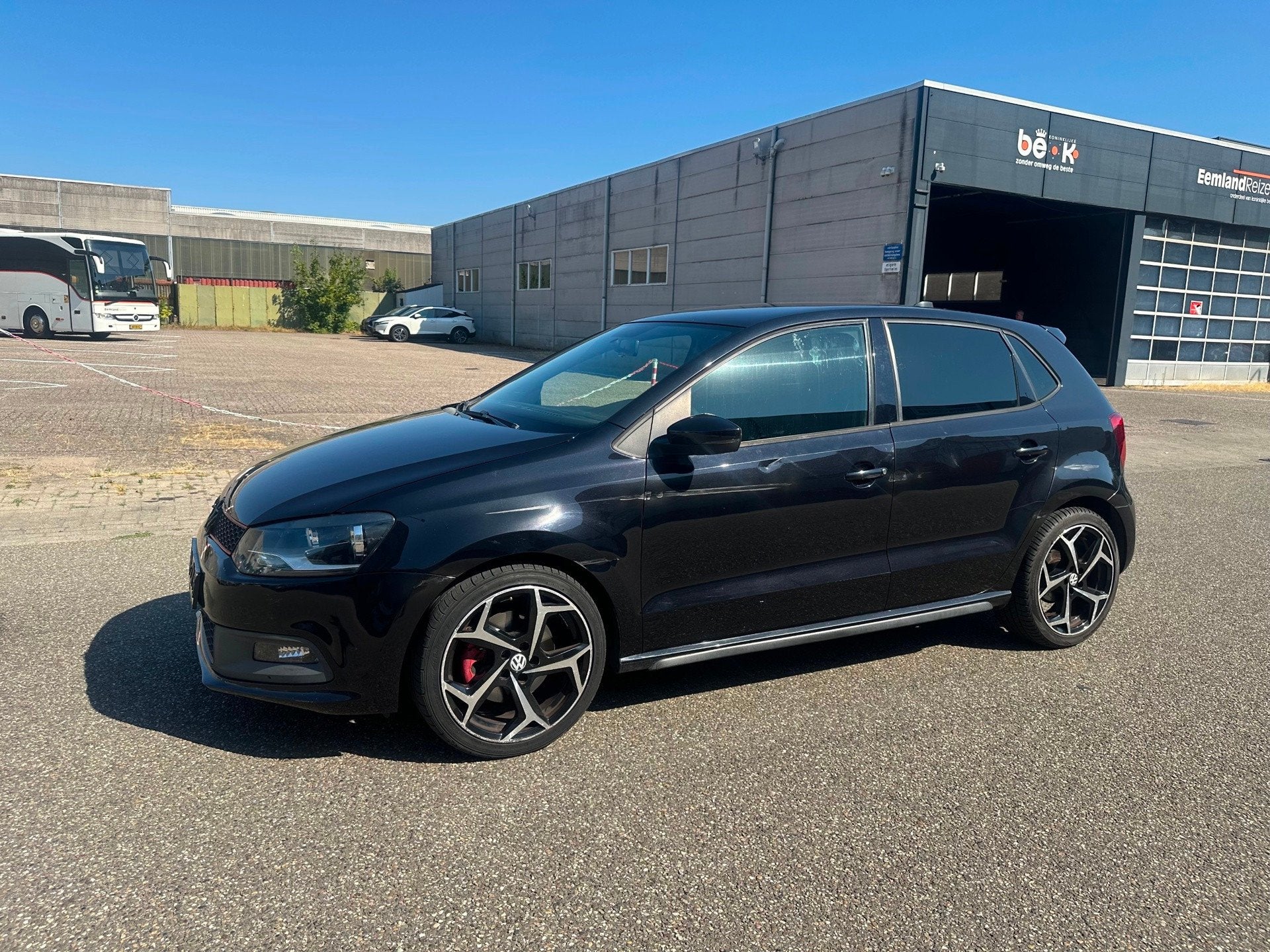 Volkswagen Polo 1.4 TSI GTI AUTOMAAT 5 DEURS, Euro 5, 4 cilinders, Zwart, 630 kg