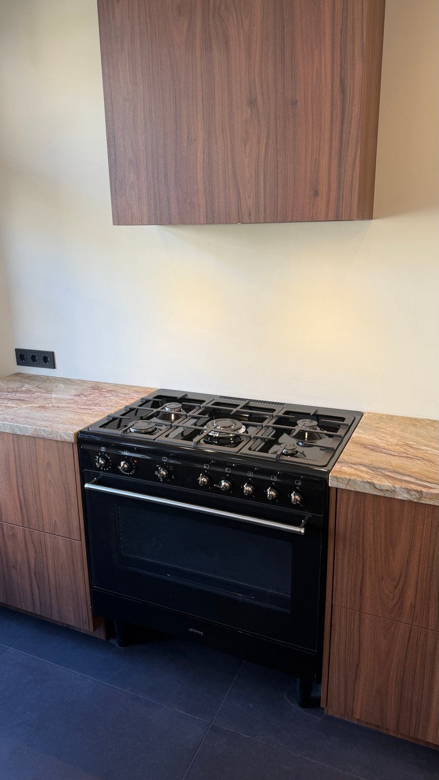 Smeg CX91GMBLNLK Fornuis - met garantie, Ophalen, 60 cm of meer, Grill, Zo goed als nieuw
