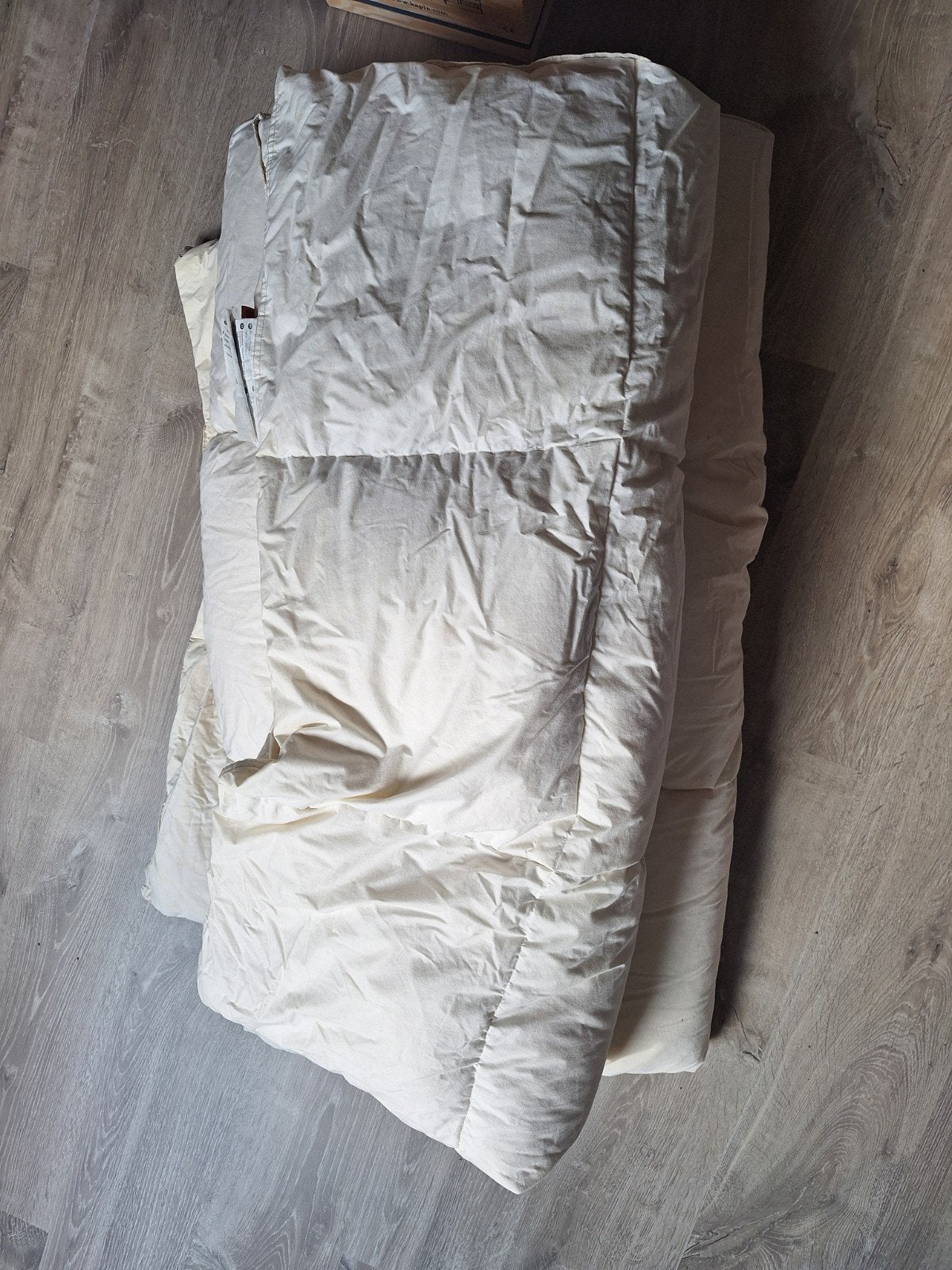 IKEA HÖNSBÄR Donzen Dekbed Tweepersoons 240x220cm, Huis en Inrichting, Slaapkamer | Beddengoed, Ophalen, Gebruikt, Wit, Tweepersoons
