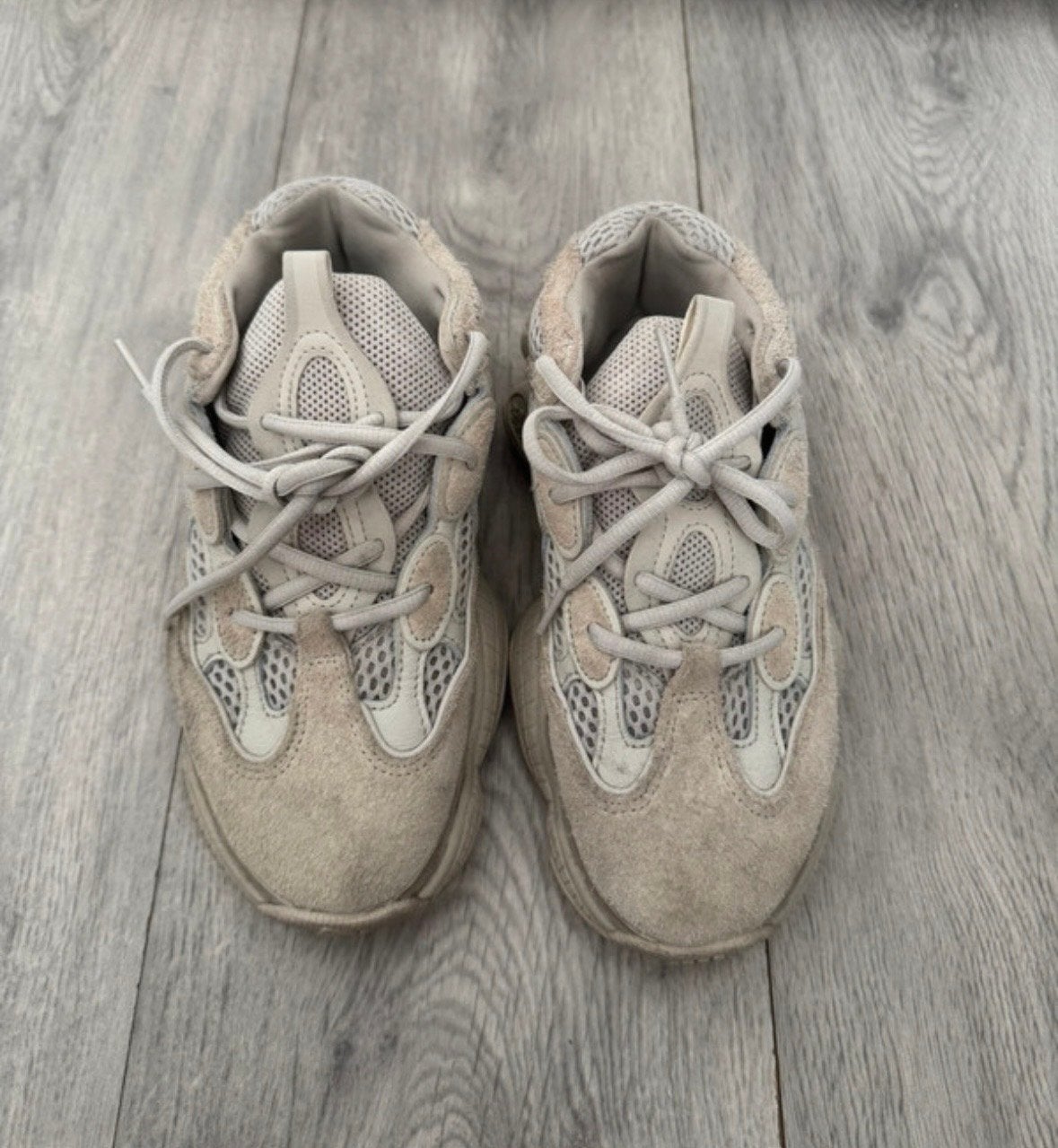 Yeezy 500 blush maat 36,5 met lichte gebruikerssporen, Kleding | Dames, Ophalen of Verzenden, Gedragen, Roze, Sneakers of Gympen