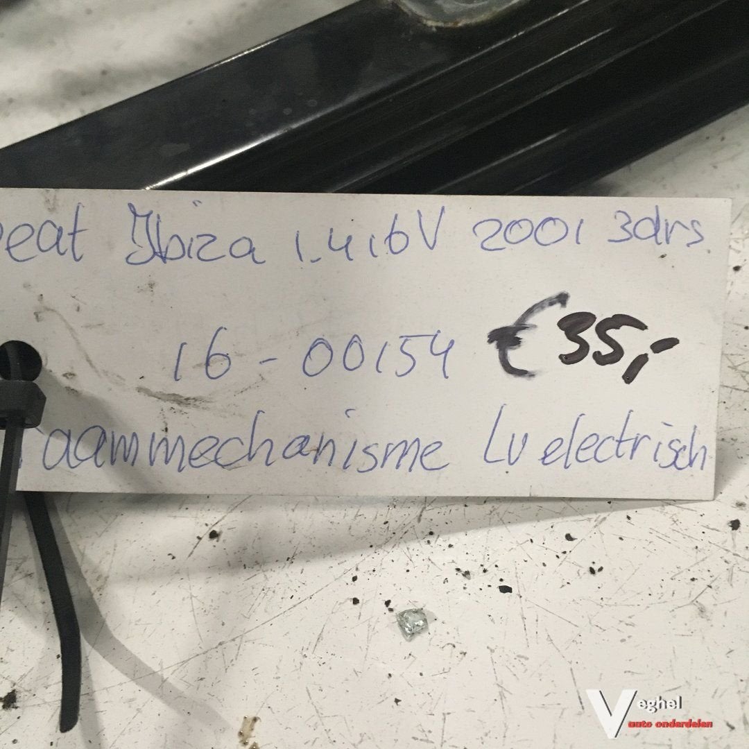 Seat Ibiza 1.4 16v 3drs 2001 Elektr Raammechanisme Linksvoor