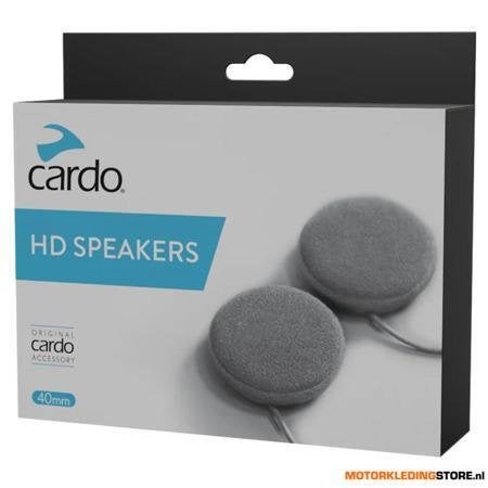 Cardo Speakers Cardo    HD Set 40mm, Zwart, Ophalen of Verzenden, Nieuw met kaartje