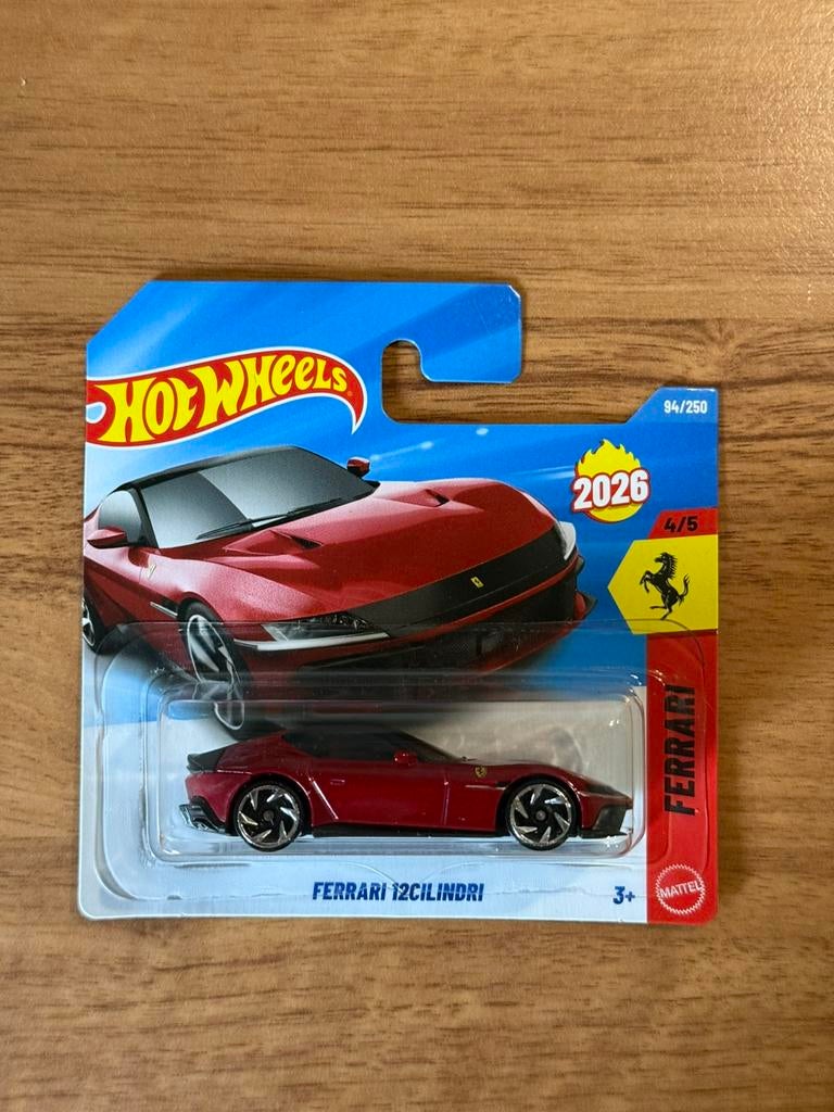 HotWheels Ferrari 12Cilindri, Ophalen of Verzenden, Zo goed als nieuw, Auto