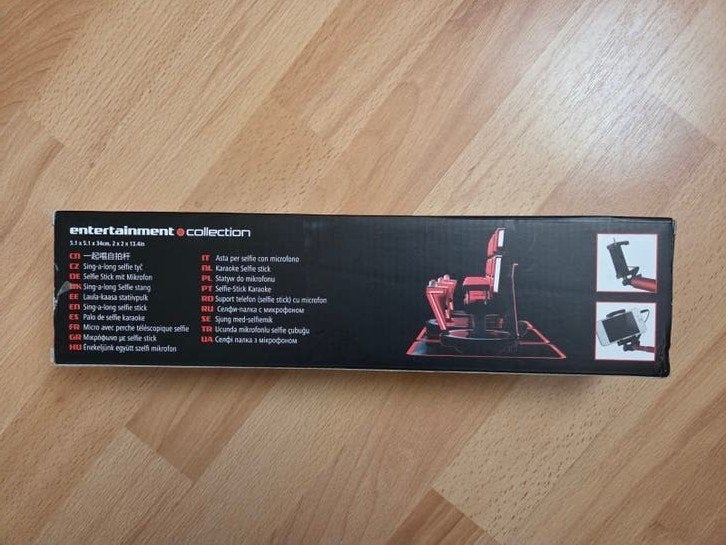 Sing-a-long selfie stick. Helemaal nieuw., Ophalen of Verzenden, Nieuw, Zangmicrofoon