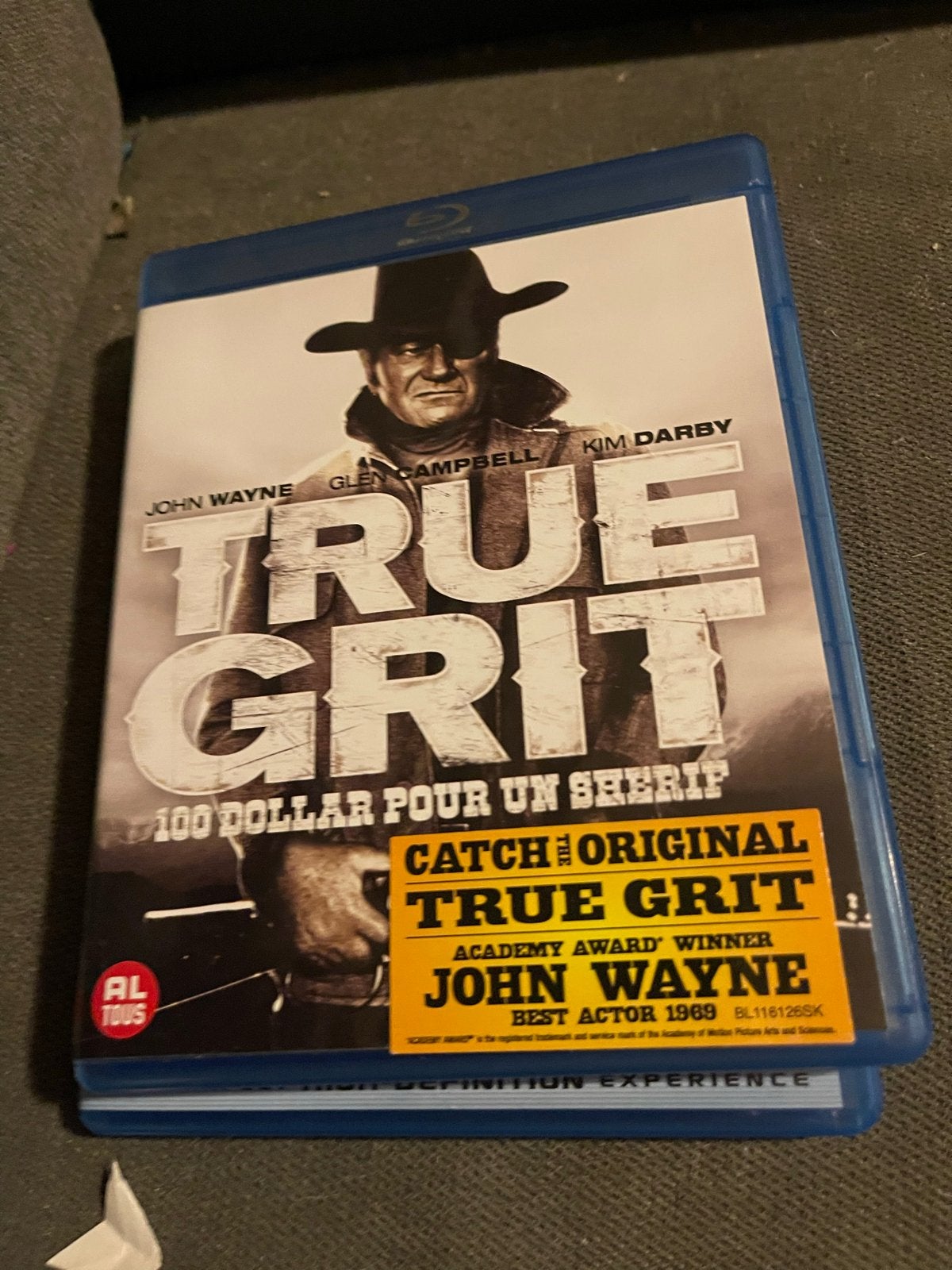 True Grit Blu-ray - Klassieke Western met John Wayne, Cd's en Dvd's, Blu-ray, Nederlands, Film, Ophalen of Verzenden, Zo goed als nieuw