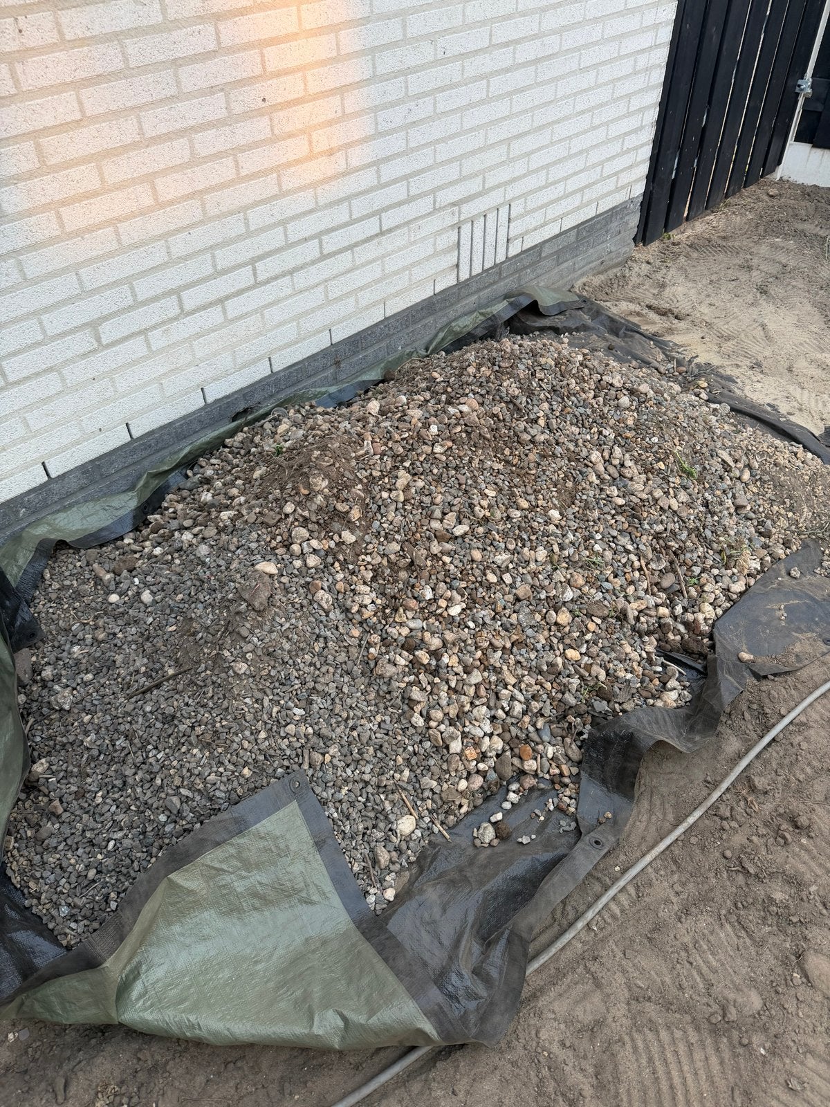 GRATIS Gebruikt grind/split voor diverse toepassingen, Tuin en Terras, Zand, Ophalen, Gebruikt, Overige typen