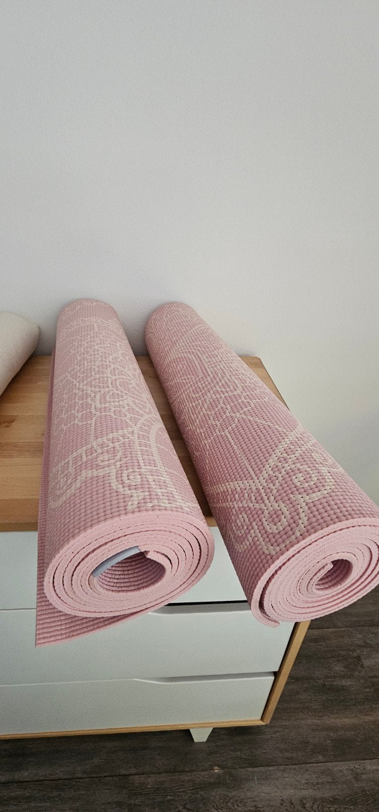 Roze Love Generation Yogamat met Patroon, Ophalen, Zo goed als nieuw, Yogamat