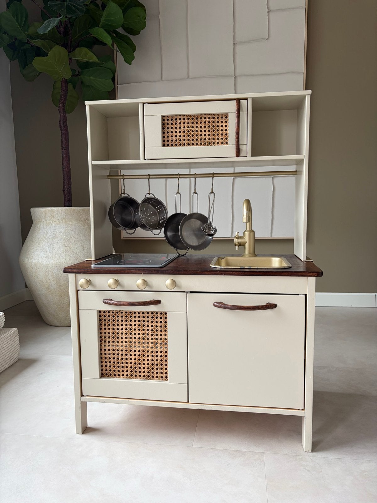 Gepimpte IKEA Duktig Keuken - incl accesoires, Ophalen of Verzenden, Gebruikt, Jongen of Meisje