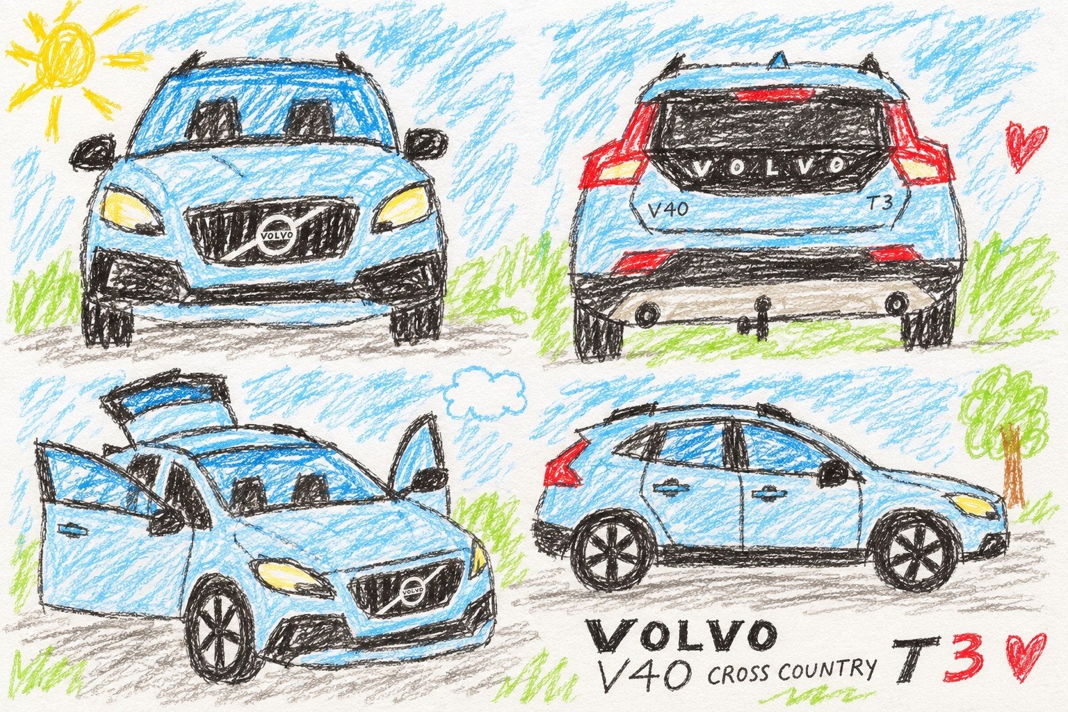 Volvo V40 1.5 T3 152PK Geartronic 2018 Blauw, Auto's, Stof, 1498 cc, 4 cilinders, Blauw