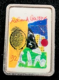 Roland Garros 92 pin- modern, Ophalen of Verzenden, Nieuw, Sport, Speldje of Pin