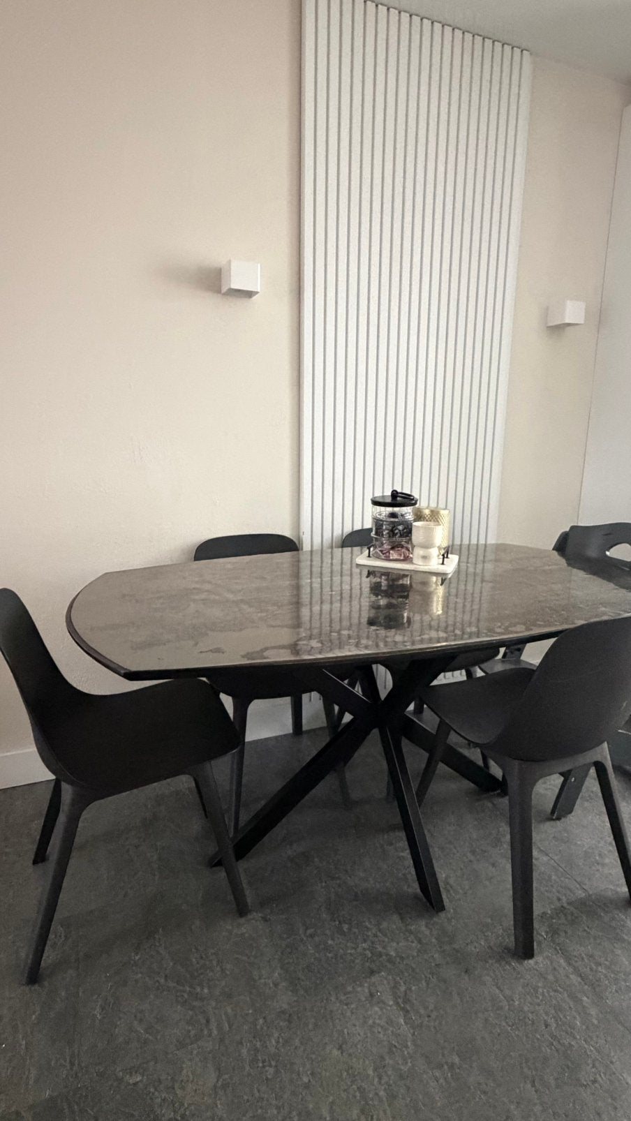 Eethoek + salon tafel, Huis en Inrichting, Ophalen, 100 tot 150 cm, 50 tot 100 cm, Zo goed als nieuw