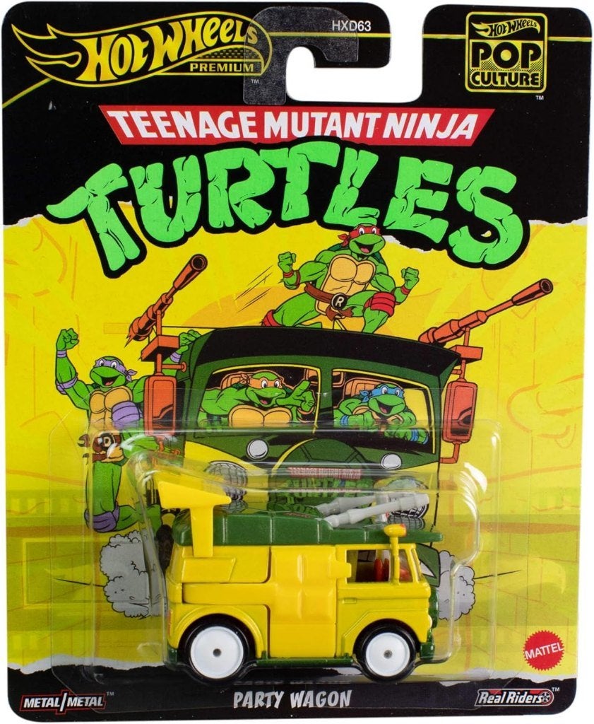 Hot Wheels Premium Party Wagon - Ninja Turtles, Ophalen of Verzenden, Nieuw