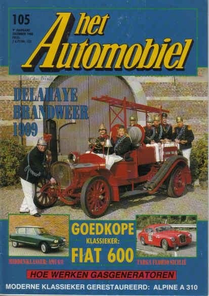 Automobiel 105 1988 : Citroen Ami - Ford Taunus 17M - Fiat, Ophalen of Verzenden, Gelezen, Algemeen
