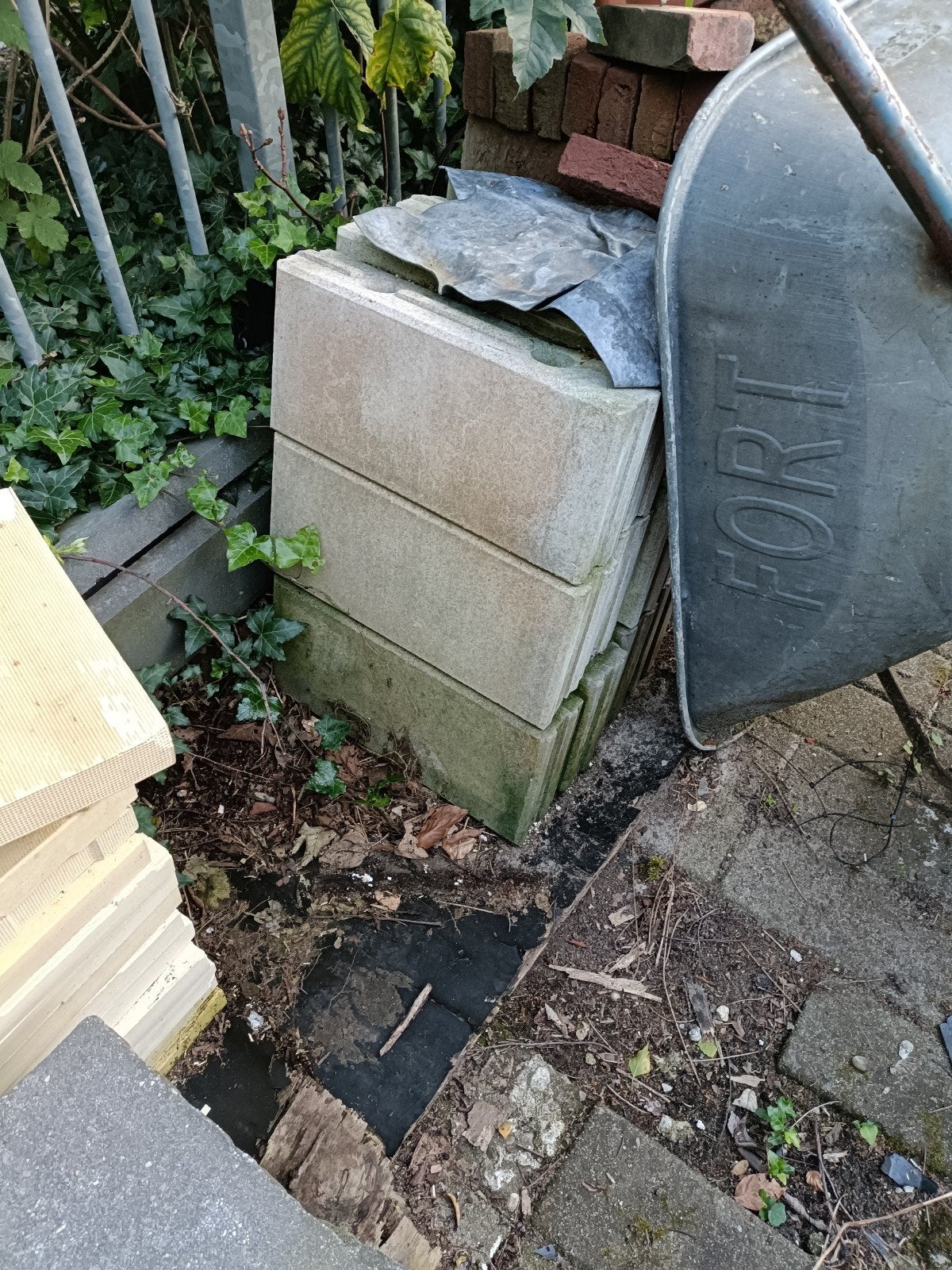 Kalkzandsteen blokken 20x45.      10 dik.               12st, Doe-het-zelf en Verbouw, Metselstenen, Ophalen, Kalkzandstenen