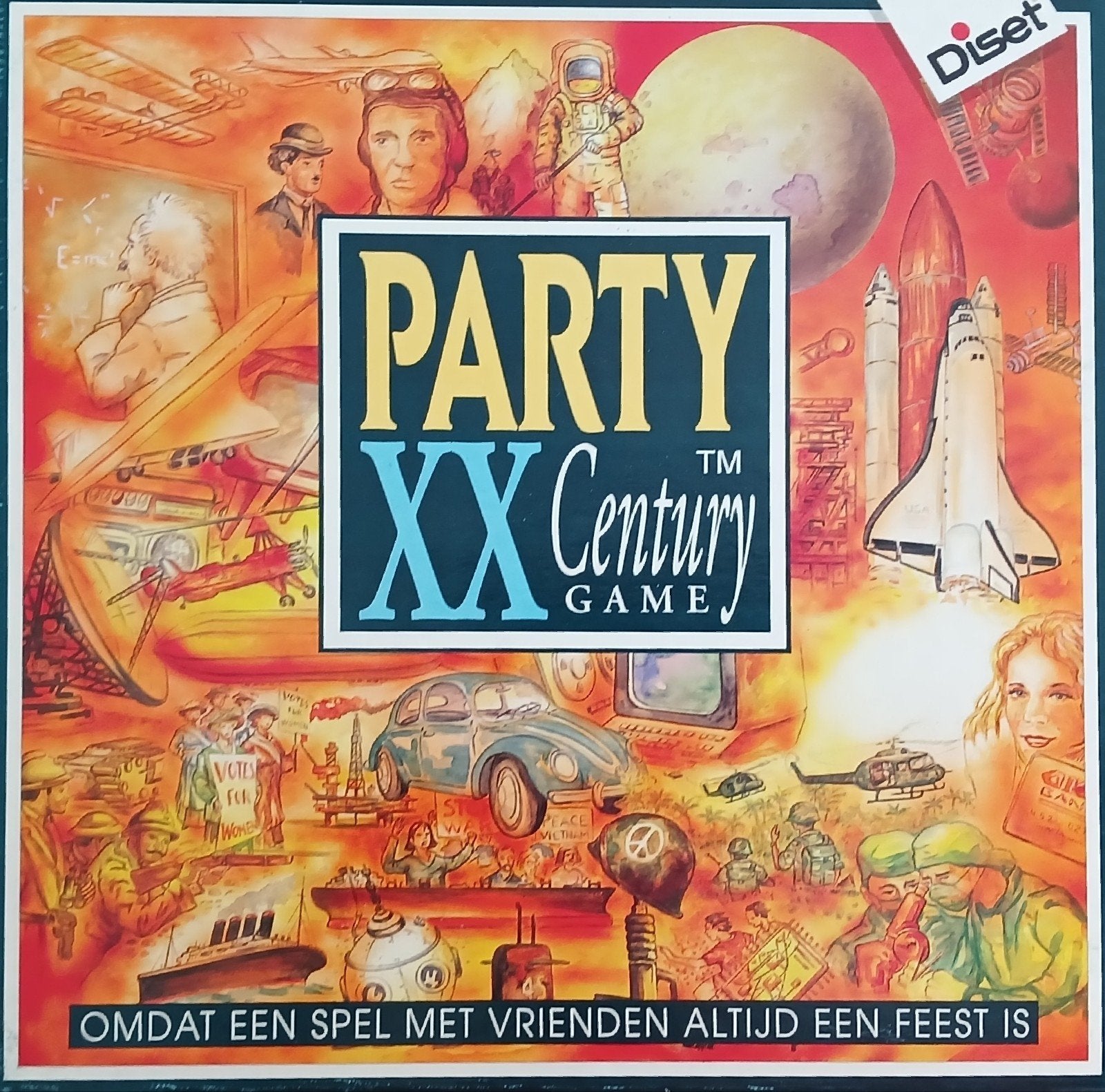 Party XX Century Game - Historisch Bordspel Diset, Vijf spelers of meer, Ophalen of Verzenden, Gebruikt, Diset