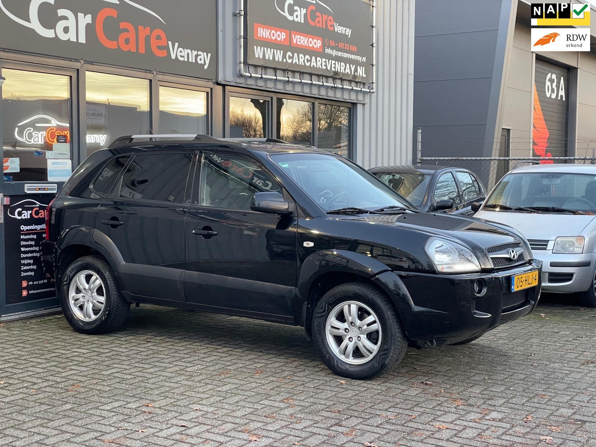 Hyundai Tucson 2.0 CRDi Style|AUTOMAAT|APK01-2027|AIRCO|CRUI, Auto's, Hyundai, Dealer onderhouden, Stof, Gebruikt, Zwart