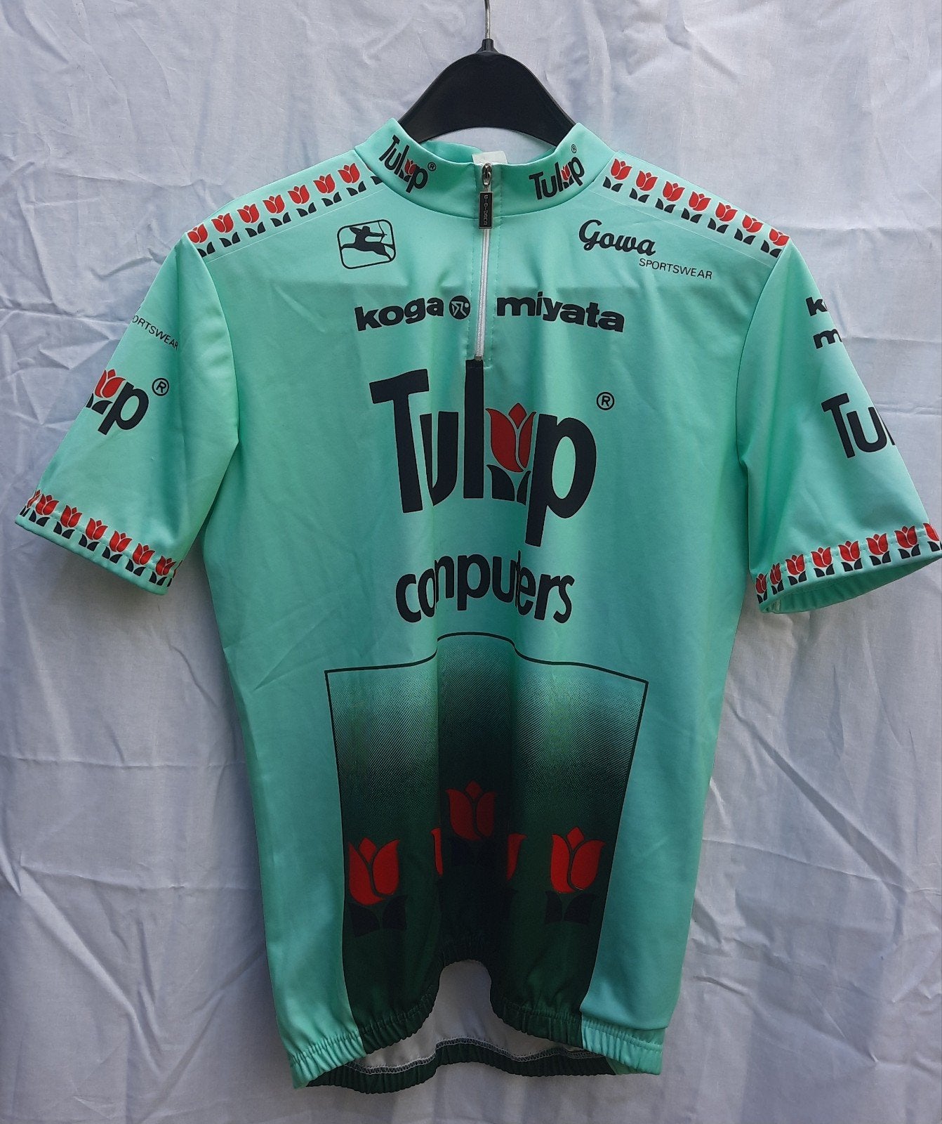 wielrenshirt Tulip computers  maat 4, Ophalen, Bovenkleding
