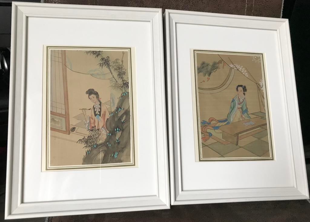 Chinese oude schilderijen, Antiek en Kunst, Ophalen of Verzenden