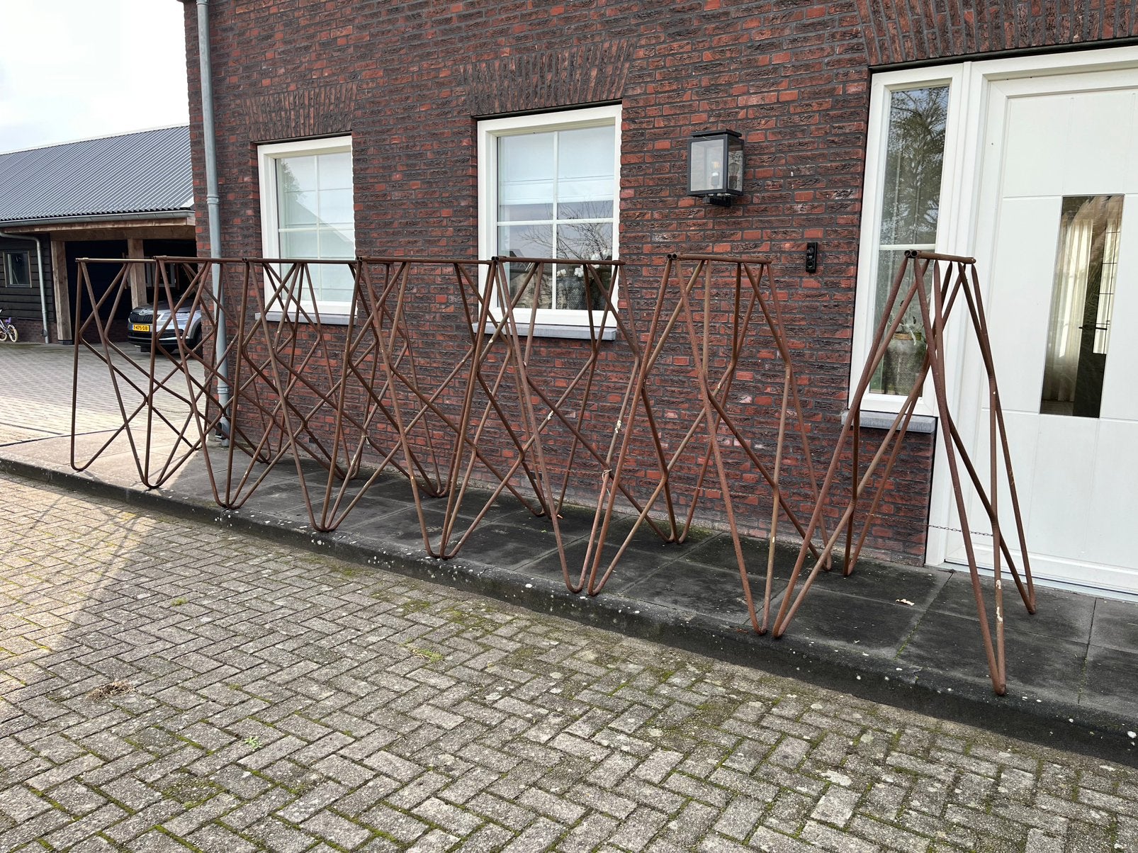 Verschillende ijzeren klapschragen, Doe-het-zelf en Verbouw, Ophalen, Gebruikt, Overige typen, Minder dan 2 meter