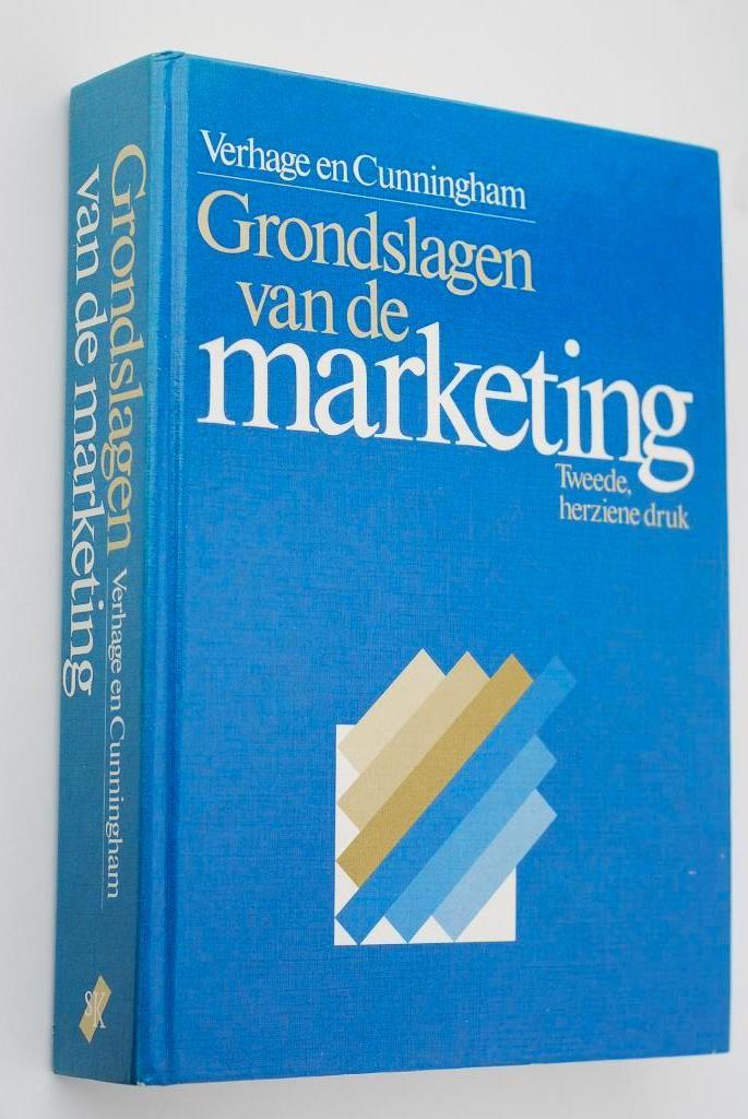 Grondslagen van de marketing (1989), Boeken, Verzenden, Zo goed als nieuw, Economie en Marketing, Bronis Verhage