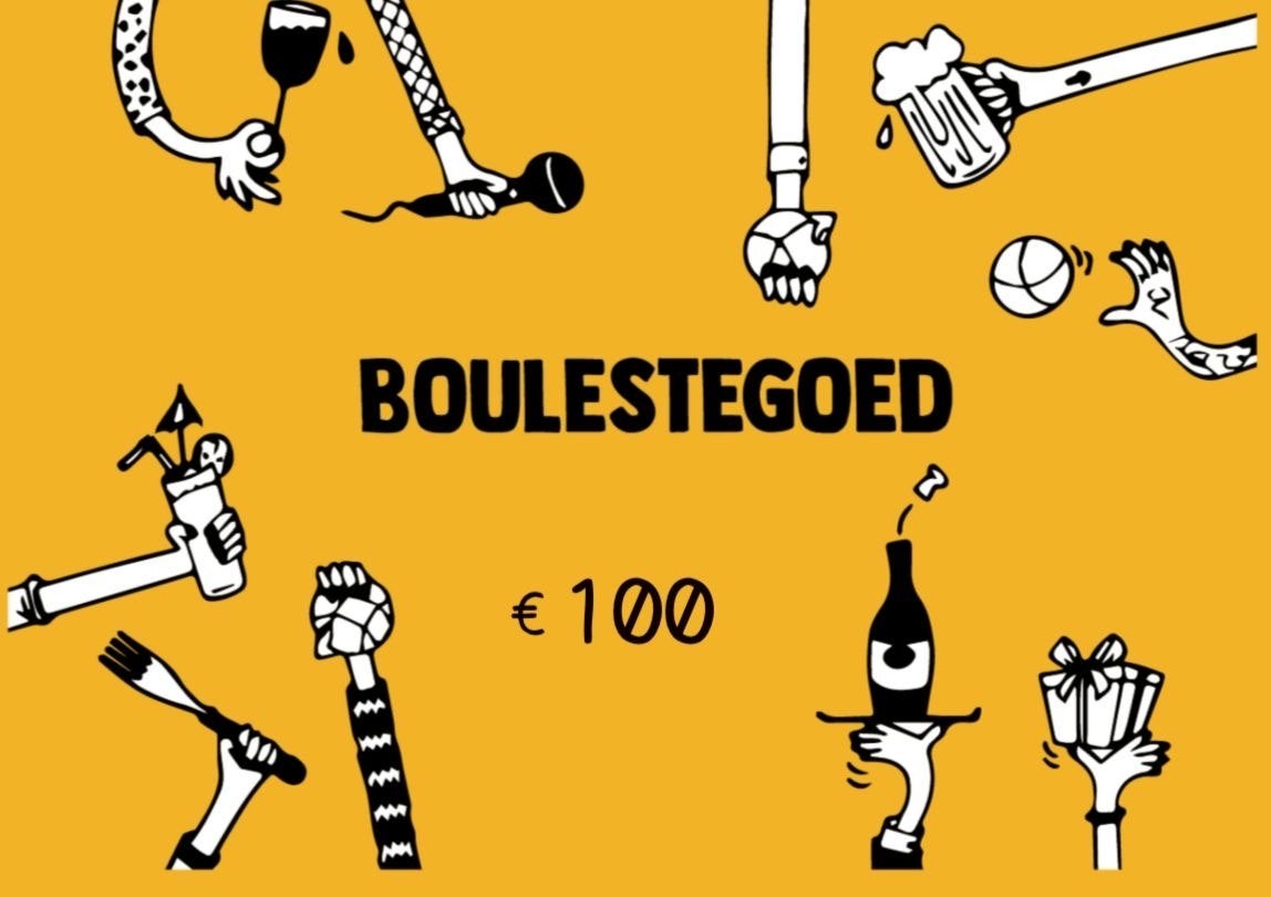 Mooie Boules tegoed bon twv 100 euro, Tickets en Kaartjes, Eén persoon, Cadeaubon