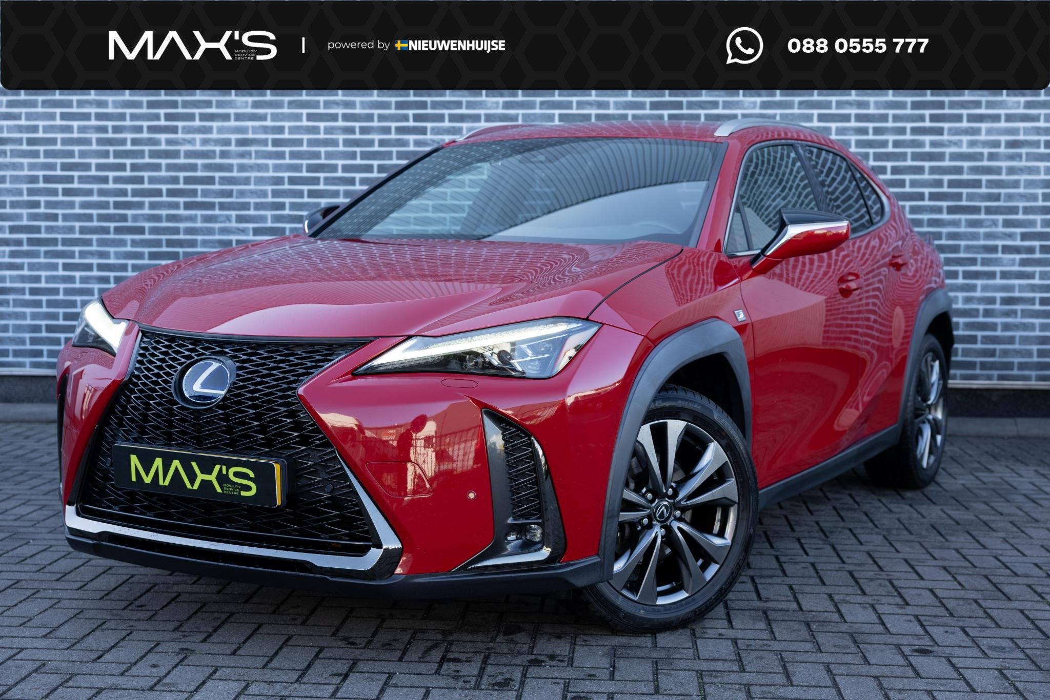 Lexus UX 250h F Sport First Edition | Triple LED Koplampen |, Auto's, Dealer onderhouden, Stof, Gebruikt, 4 cilinders