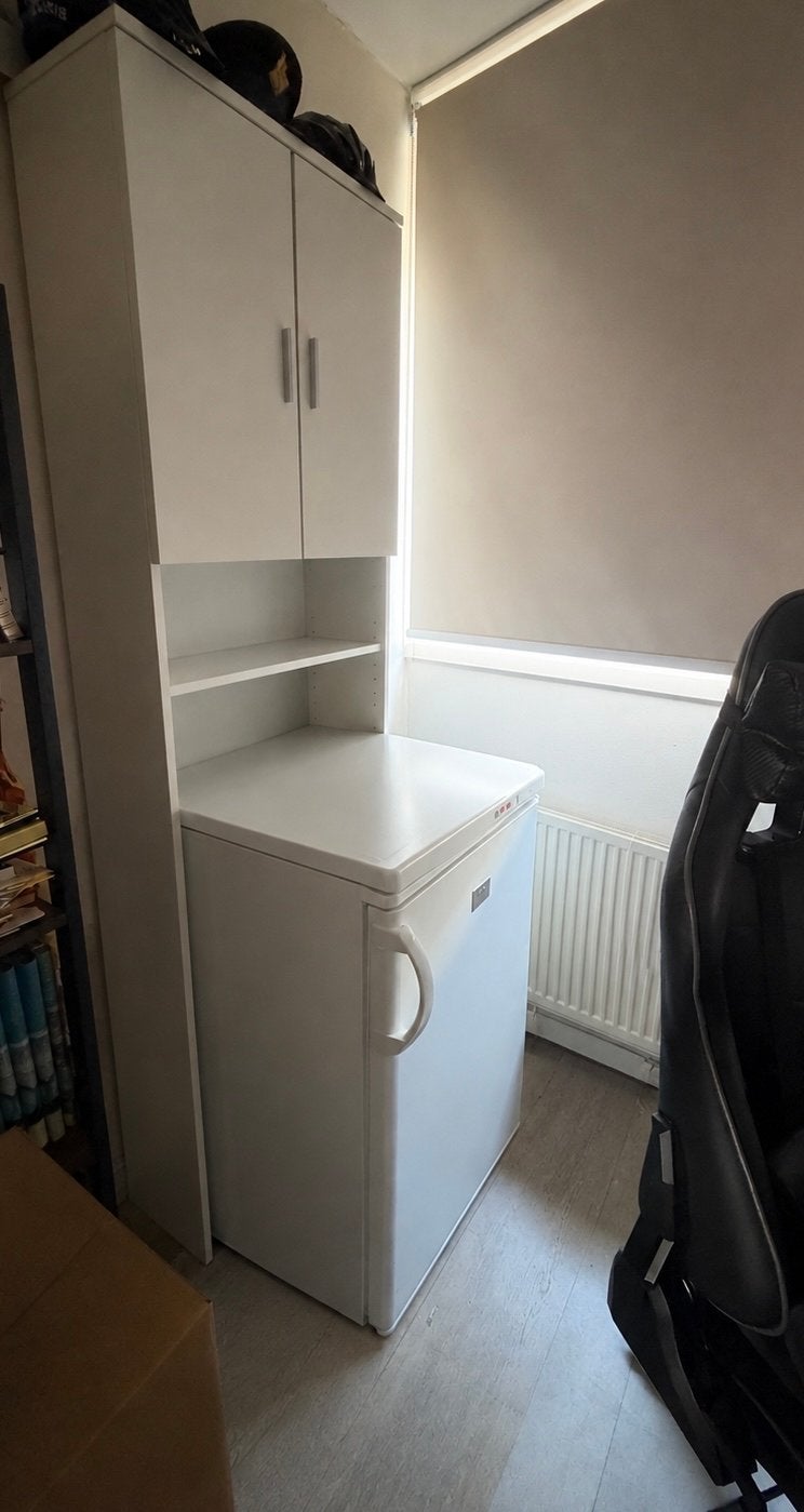 AEG Actis tafelmodel vriezer met losse ombouw kast, Ophalen of Verzenden, Gebruikt, Minder dan 60 cm, 85 tot 120 cm
