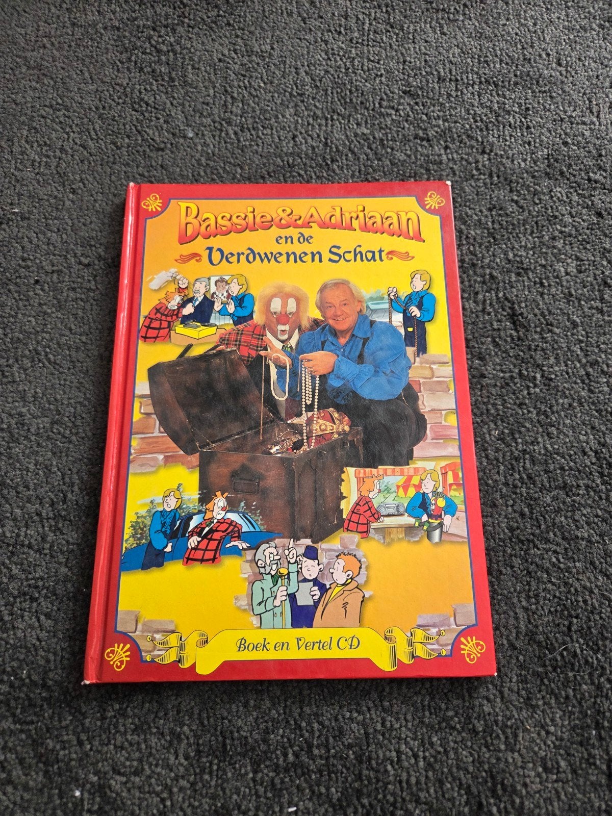 Bassie & Adriaan en de Verdwenen Schat - Boek en Vertel CD, Boeken, Ophalen of Verzenden, Gelezen, Bassie & Adriaan, Fictie algemeen