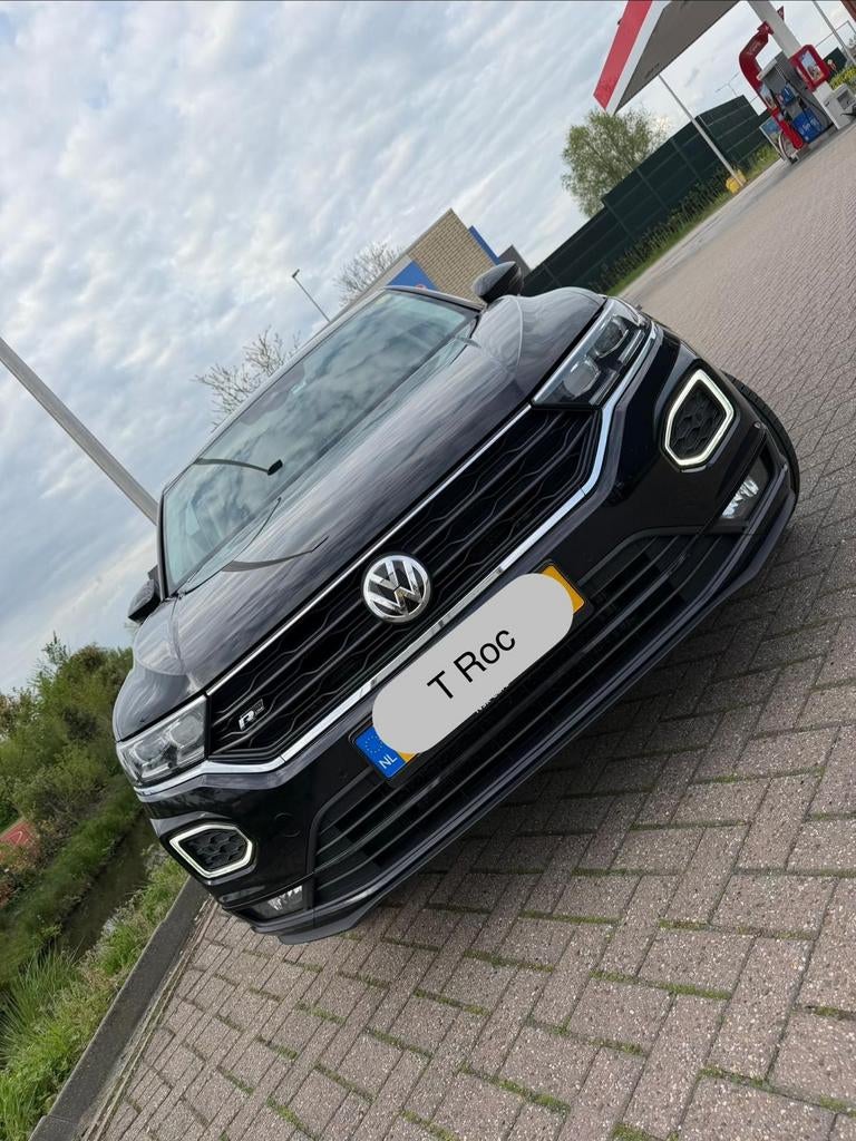 Volkswagen T-Roc 2.0TDI R-Line 4Motion 150 pk 2020 Zwart, Automaat, Stof, Euro 6, Zwart