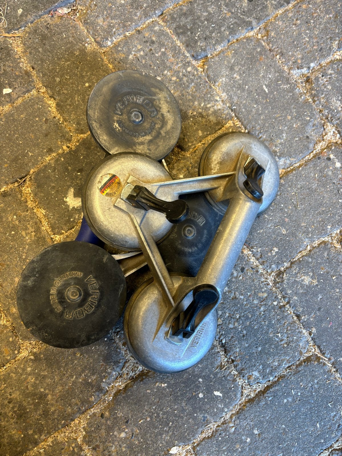 Veribor Glaszuigers (2 stuks) - Made in Germany, Ophalen of Verzenden, Gebruikt, Overige typen, Overige merken
