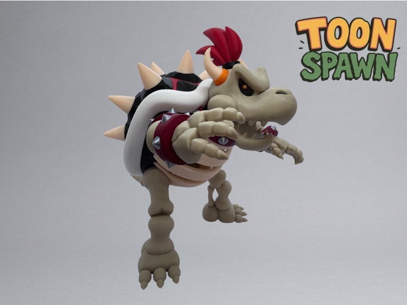 Dry Bowser – 25,5 cm – Super Mario Figuur, Ophalen of Verzenden, Nieuw, Overige typen