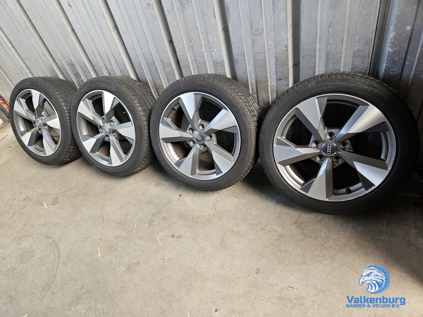 5-6mm! Originele Audi A3 S3 8V 17 inch velgen 5x112 zomerban, Gebruikt, -, -, Banden en Velgen