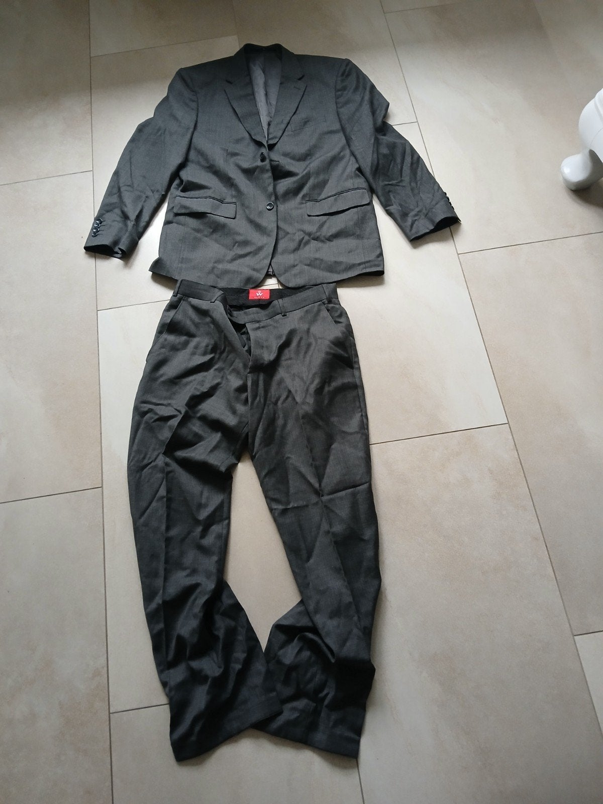 Heren kostuum Maat 50, Kleding | Heren, Kostuums en Colberts, Ophalen of Verzenden, Zo goed als nieuw, Maat 48/50 (M), Grijs