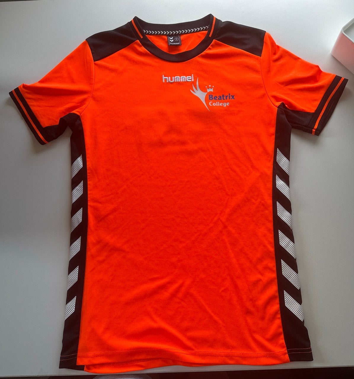 Sportshirt Beatrix College Maat S, Ophalen, Oranje, Zo goed als nieuw, Algemeen