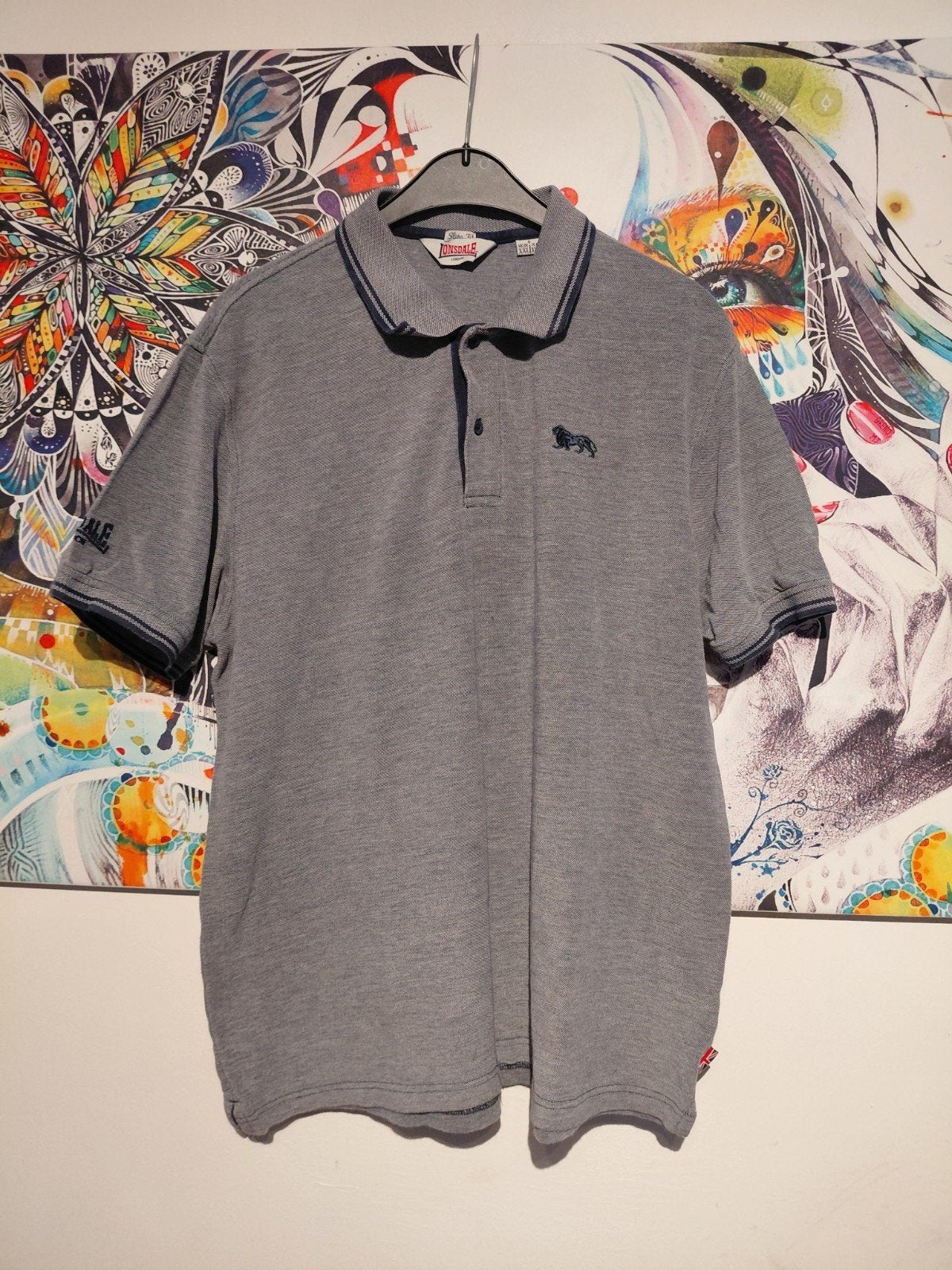 Lonsdale London Polo Shirt Maat XXL - Slim Fit, Ophalen of Verzenden, Zo goed als nieuw, Overige maten, Lonsdale