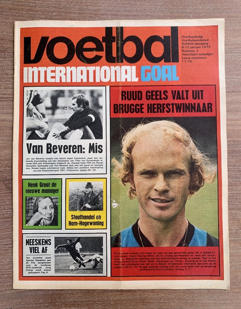 Voetbal International VI Div. tijdschriften uit 1973 / €3,-, Ophalen of Verzenden, Zo goed als nieuw, F.C. Utrecht, Boek of Tijdschrift
