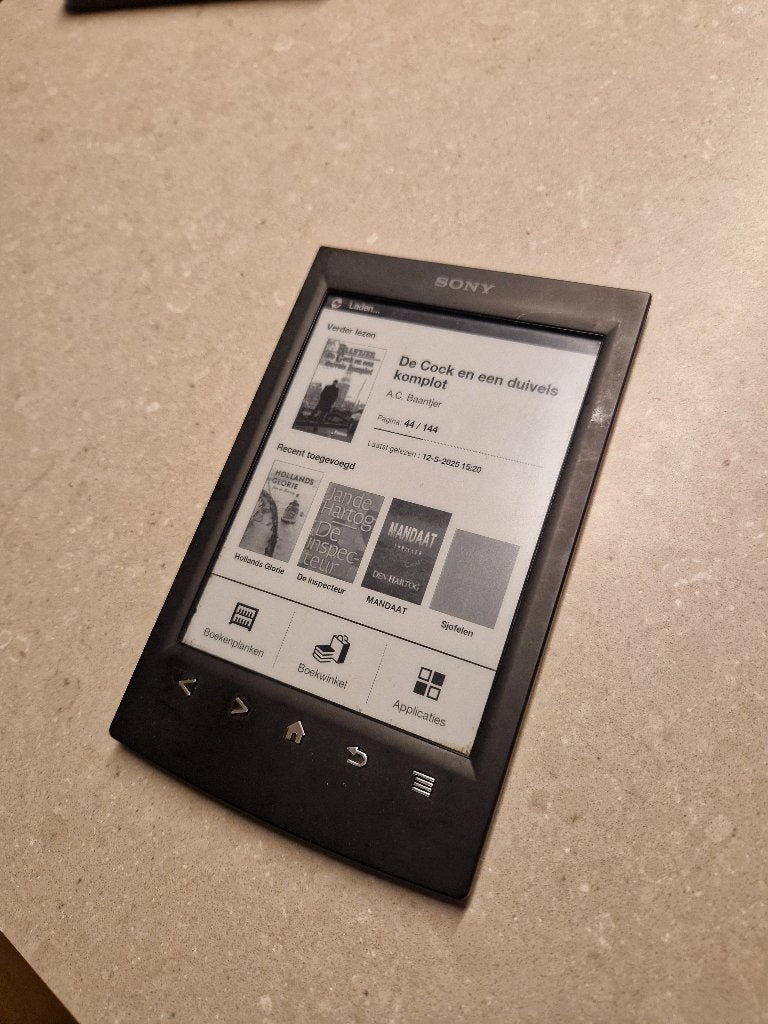 Sony E-reader PRS-T2, Computers en Software, 6 inch of minder, Ophalen of Verzenden, Zo goed als nieuw, 4 GB of minder