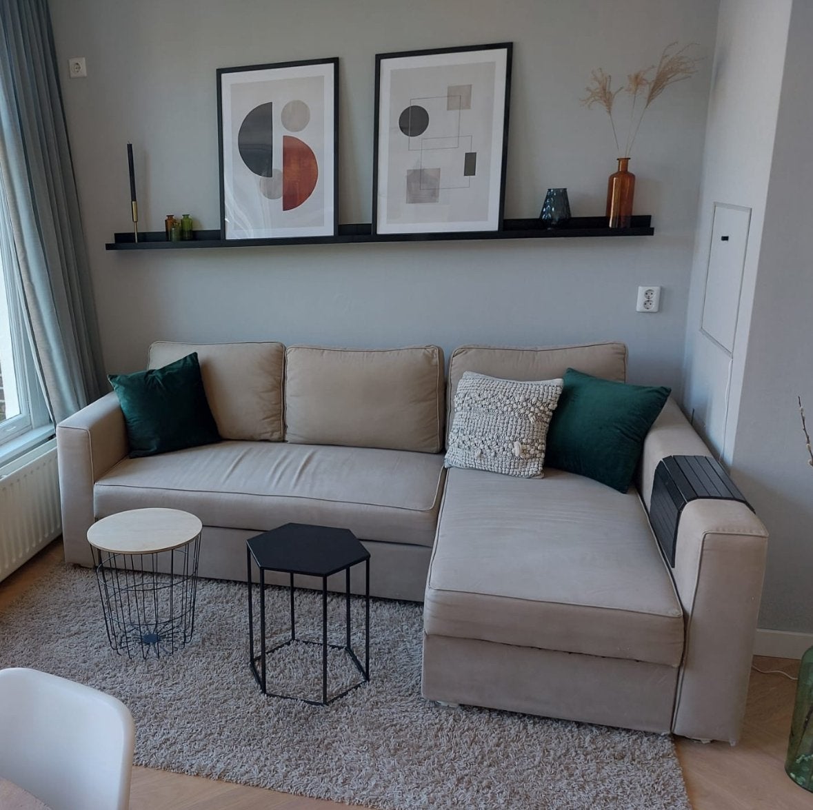 Slaapbank / Hoekbank | gratis | Mandstad Ikea, Ophalen, 100 tot 125 cm, Hoekbank, Driepersoons