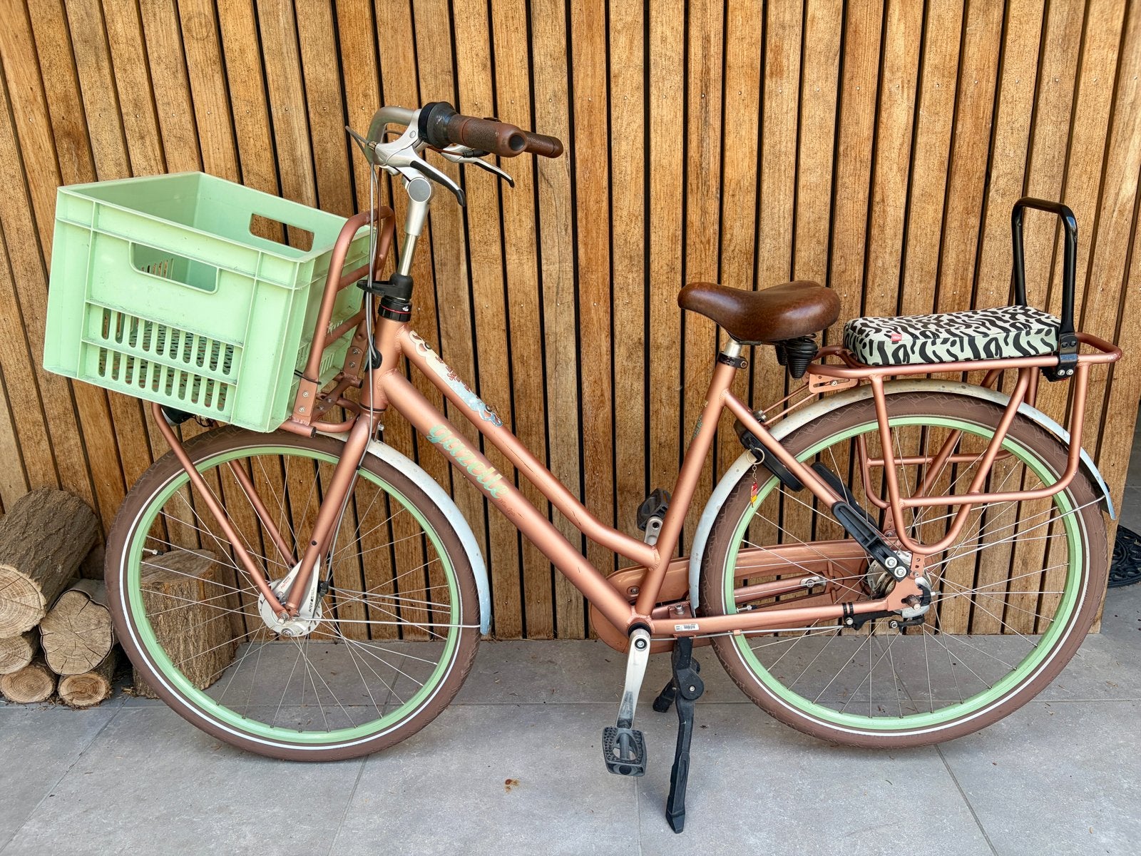 Gazelle Miss Grace damesfiets, Ophalen, Versnellingen, Schijfrem, Gazelle