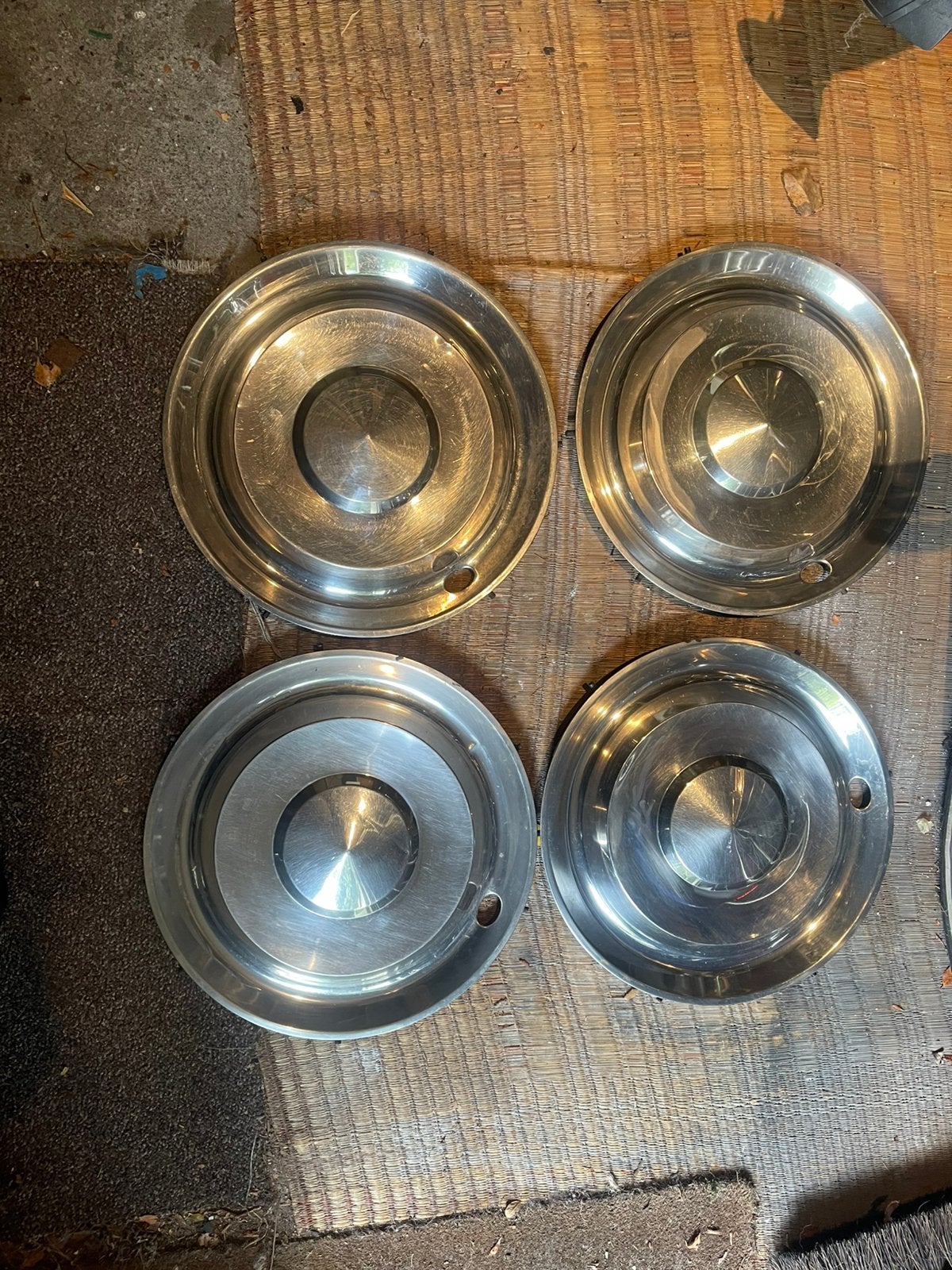 Citroen DS set Pallas wieldoppen, Ophalen of Verzenden, Gebruikt