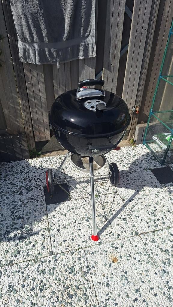Weber Kettle Plus 47 cm GBS Zwart, Ophalen, Gebruikt, Weber, Met accessoires