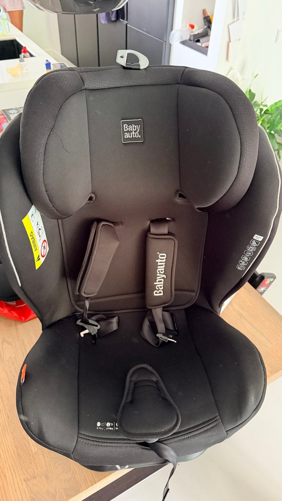 Babyauto Biro D Fix autostoel 0-36 kg met Isofix en 360 rot, Autogordel of Isofix, Gebruikt, Verstelbare rugleuning, Ophalen