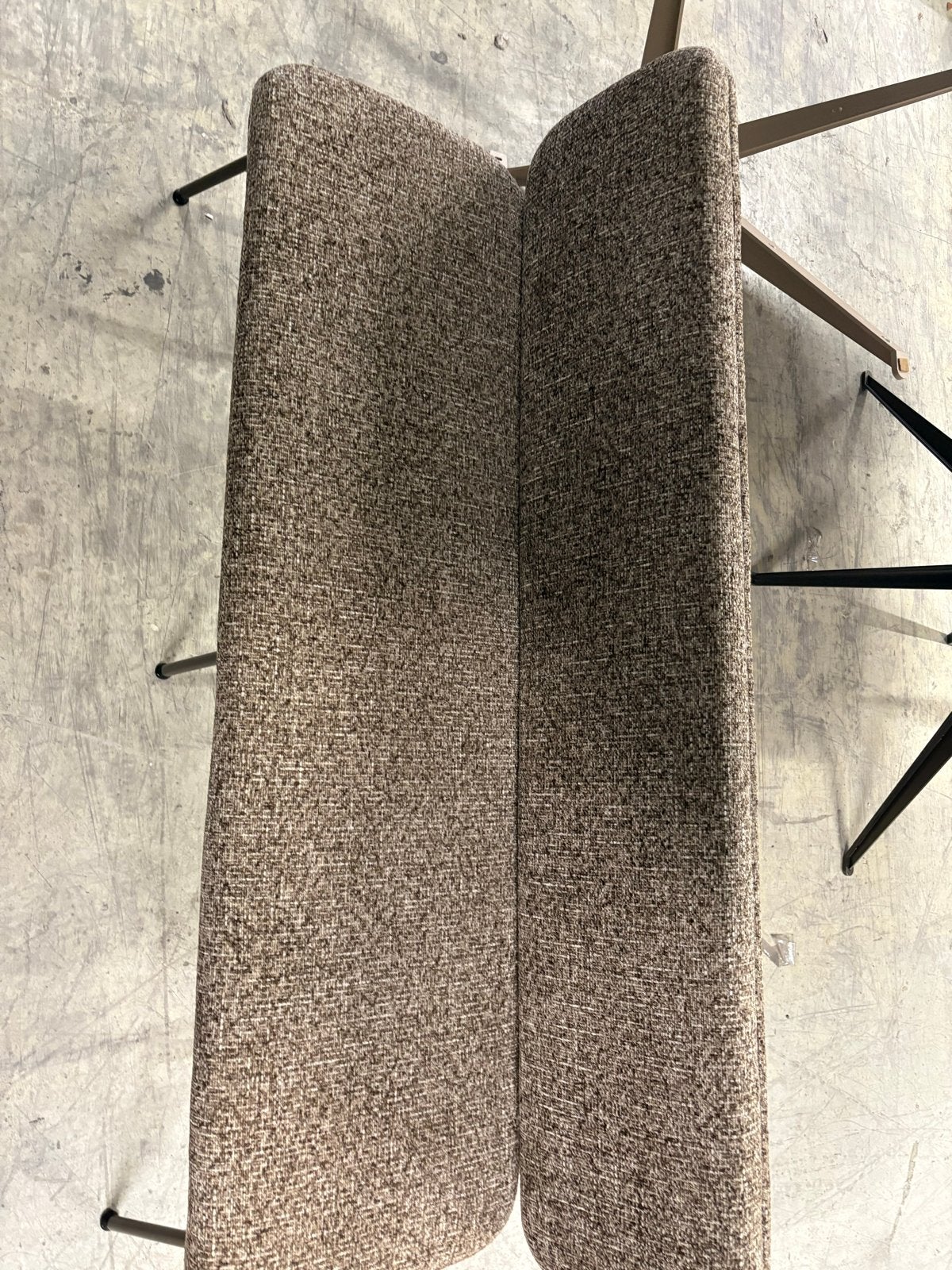 Eetbank 160cm - Haima stof - Zacht - Anodic Brown, Ophalen, Overige kleuren, Drie, Dyyk