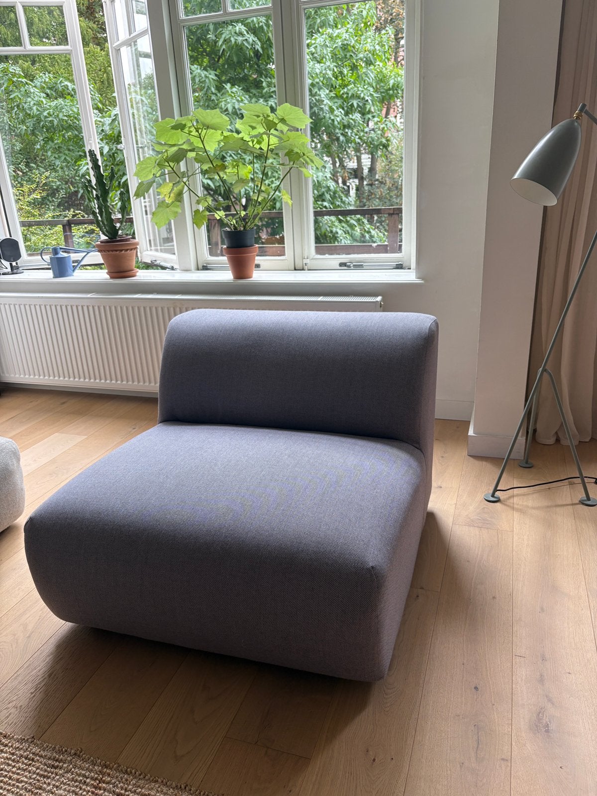 Studio HENK Cosy los lounge element - blauw/paars, Ophalen, Eenpersoons, 75 tot 100 cm, Zo goed als nieuw